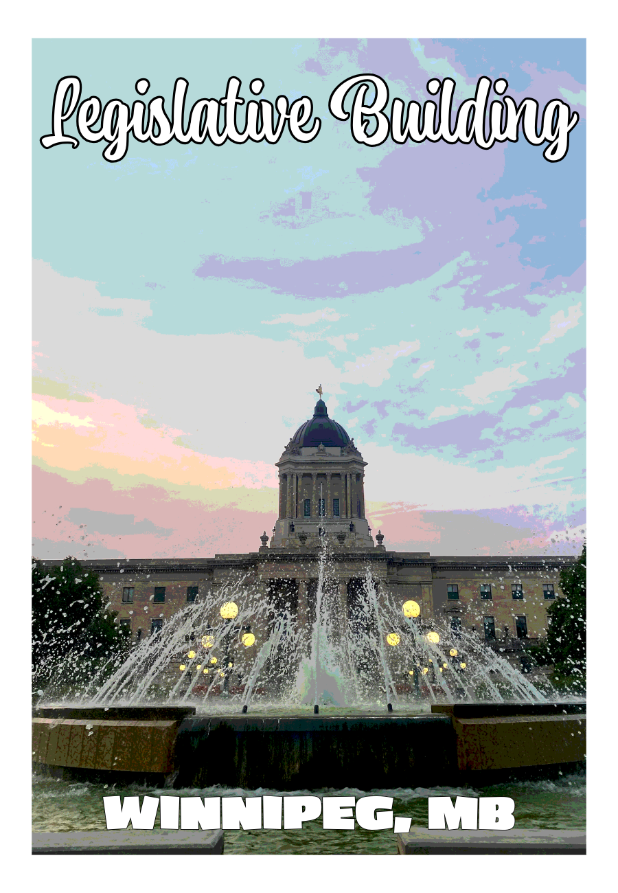 Image of the Manitoba Legislative Building product available for purchase.
